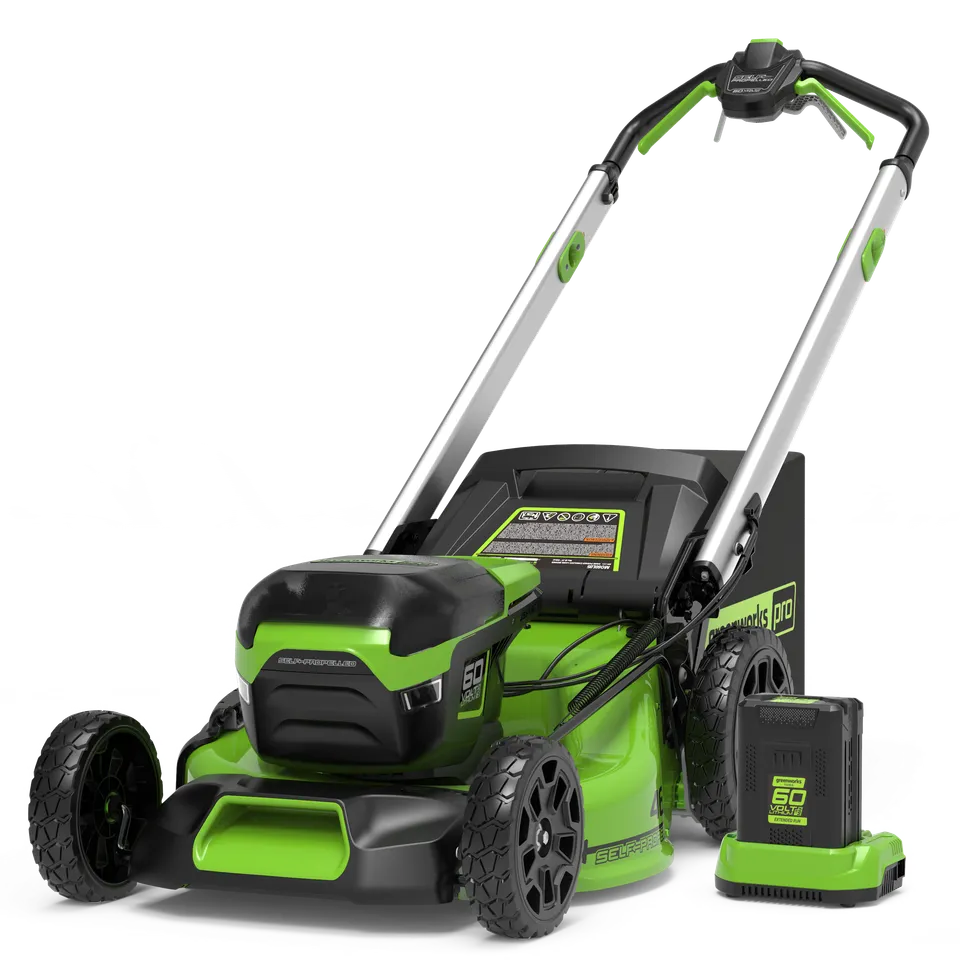 greenworks-gd60lm46spk4-tosaerba-60v-46cm-semovente-con-batteria-4ah image 1