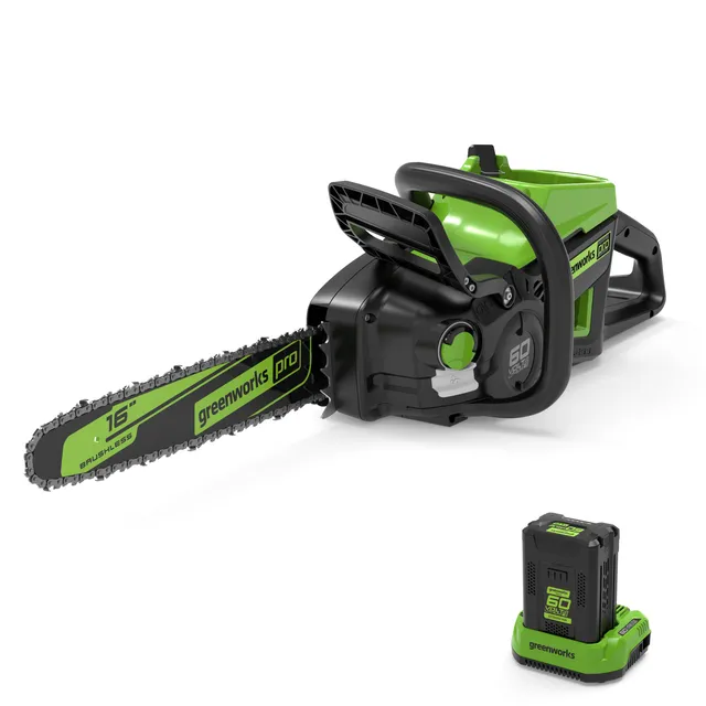 greenworks-gd60cs40k4-motosega-60v-40-cm-con-batteria-4ah-e-caricatore image 1