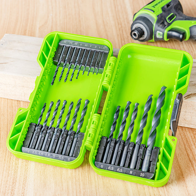greenworks-set-punte-trapano-21-pz-in-hss-ossido-nero-1-5-10-mm image 7