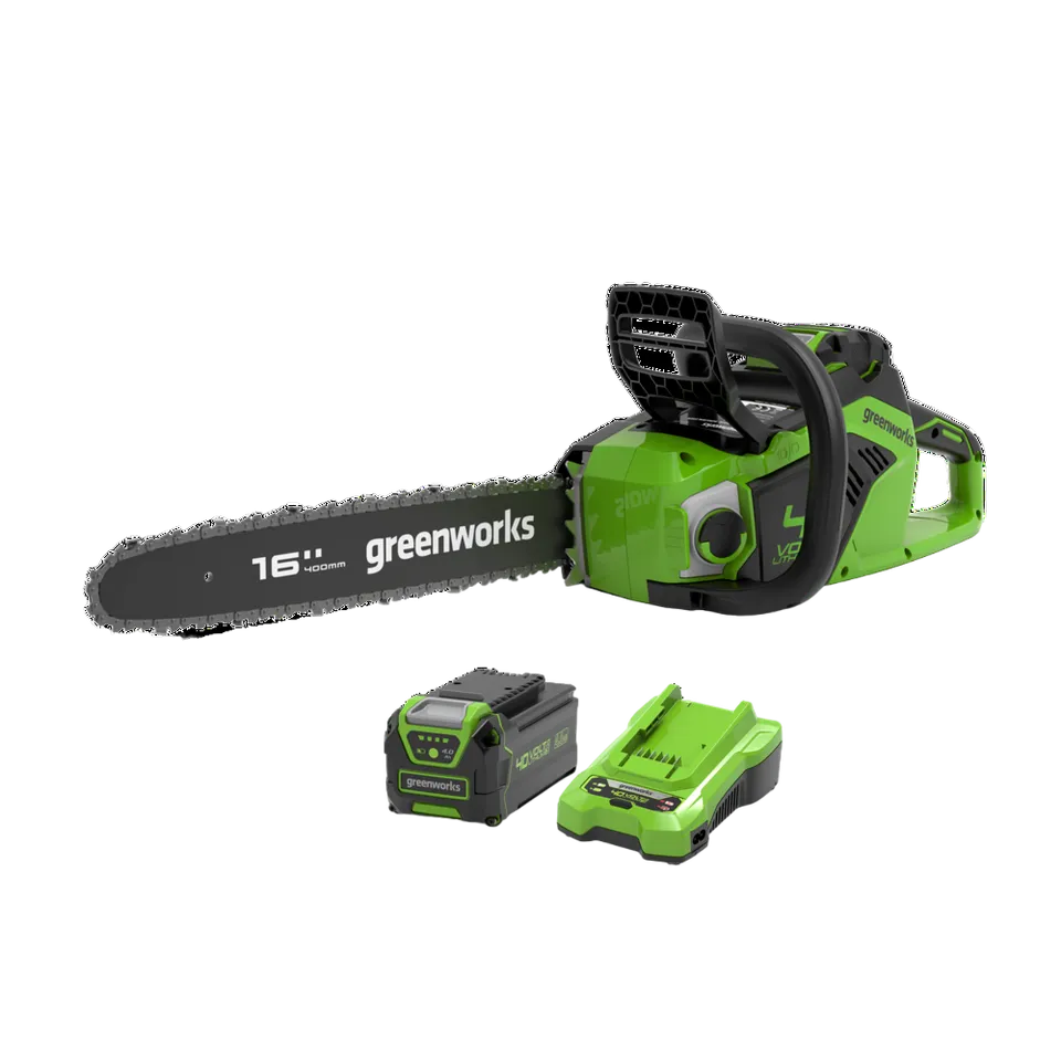 greenworks-gd40cs18k4-motosega-a-batteria-40v-40-cm-1-8-kw image 1