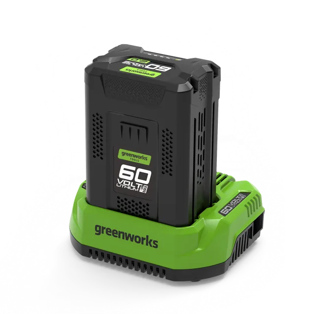 greenworks-60v-starter-kit-batteria-2ah-caricatore image 1