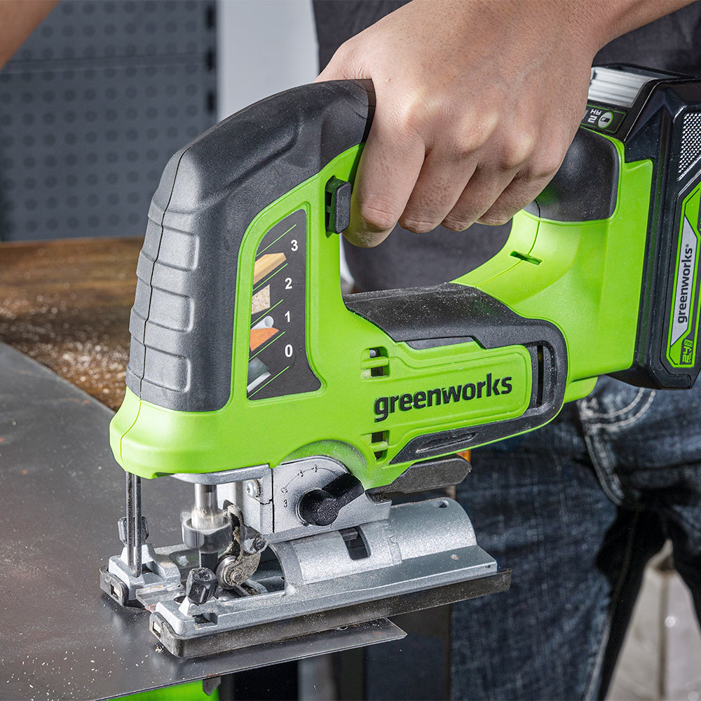 greenworks-gd24jsk2-seghetto-alternativo-brushless-24v-con-batteria-2ah image 2