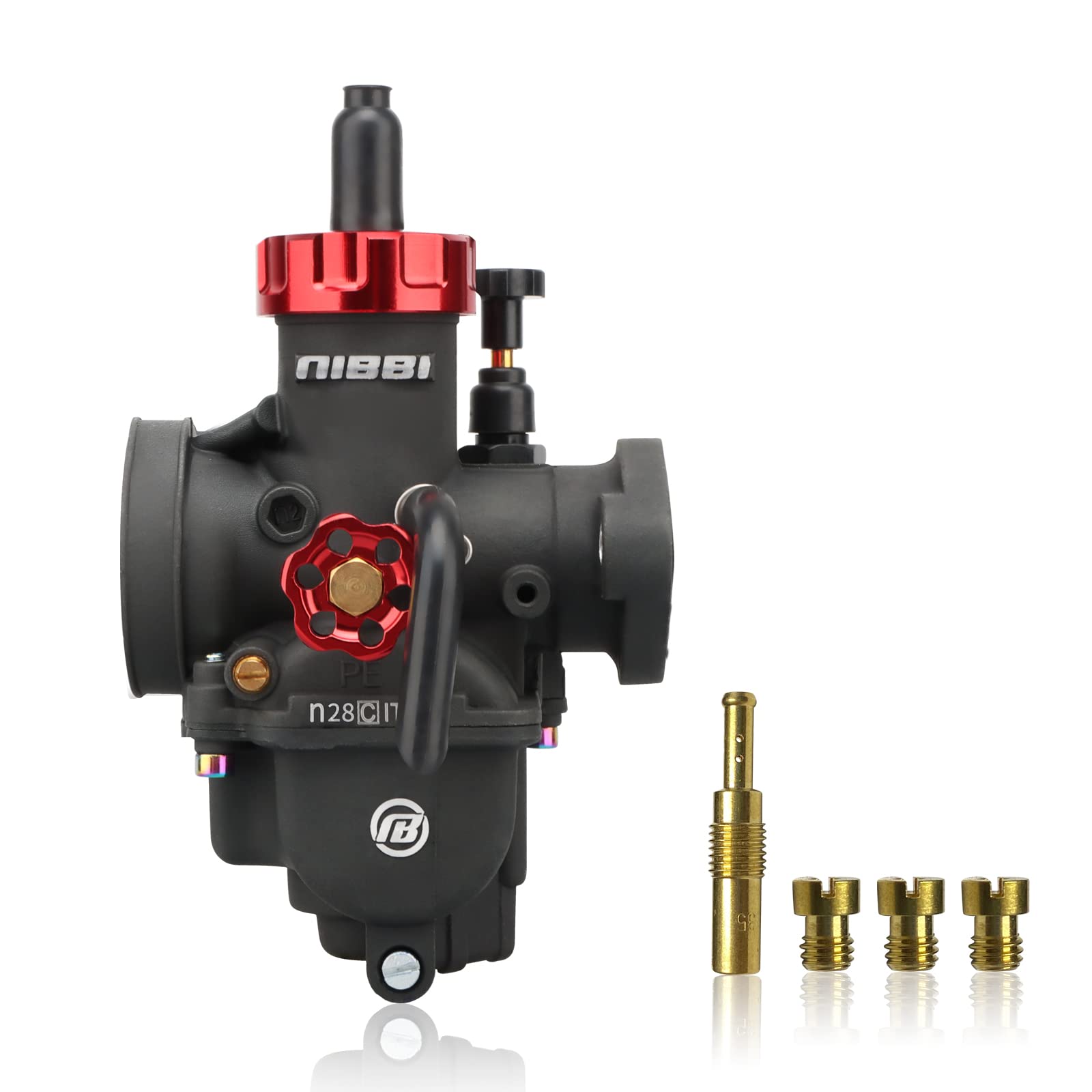 nibbi-pe26mm-carburatore-a-flangia-per-moto-150cc-200cc-yamaha-kawasaki-suzuki-a image 7