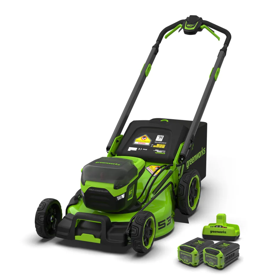 greenworks-60v-tosaerba-semovente-53cm-con-2-batterie-5ah image 1