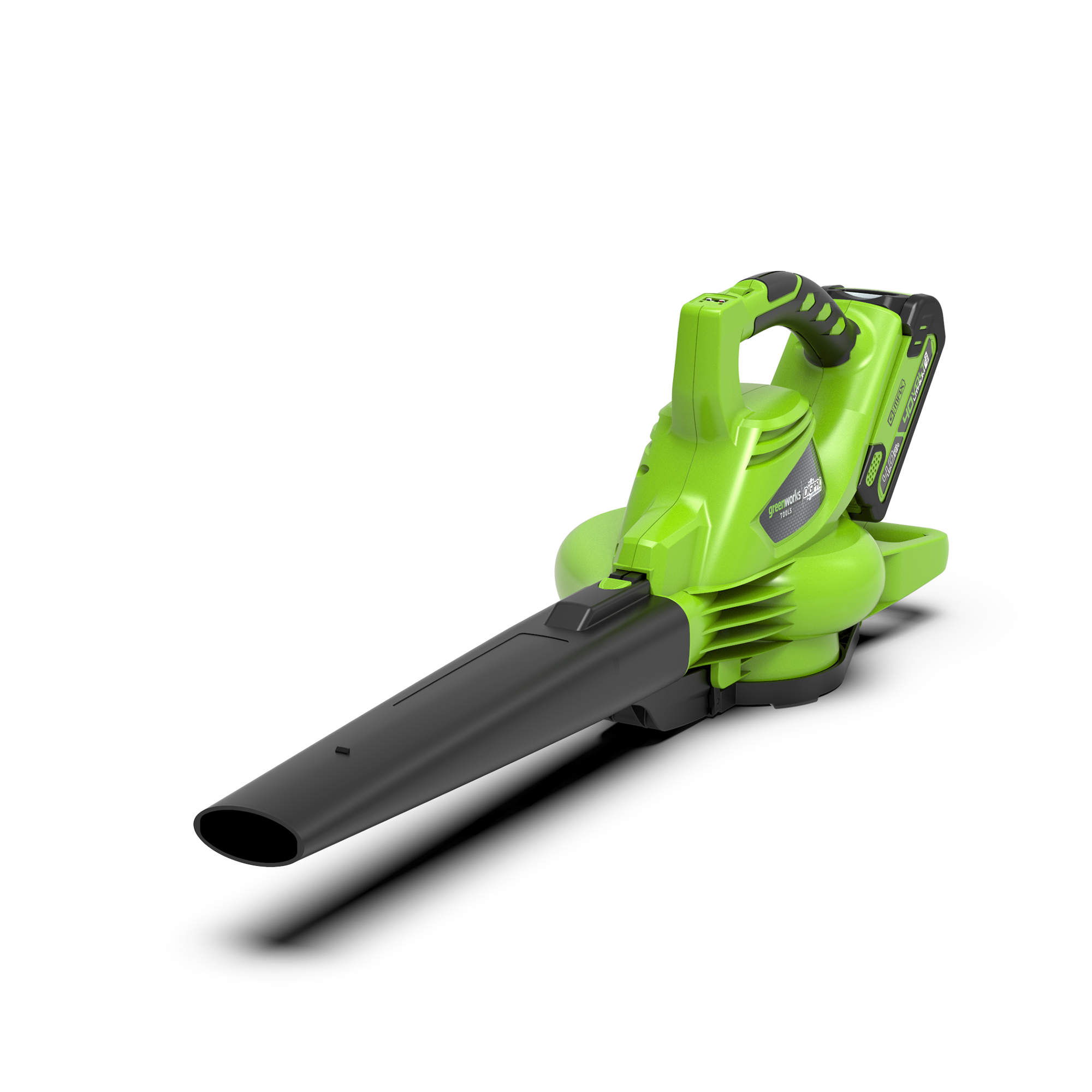 greenworks-40v-soffiatore-aspirafoglie-280-km-h-gd40bvk2x-con-2-batterie-2ah-e-c image 2