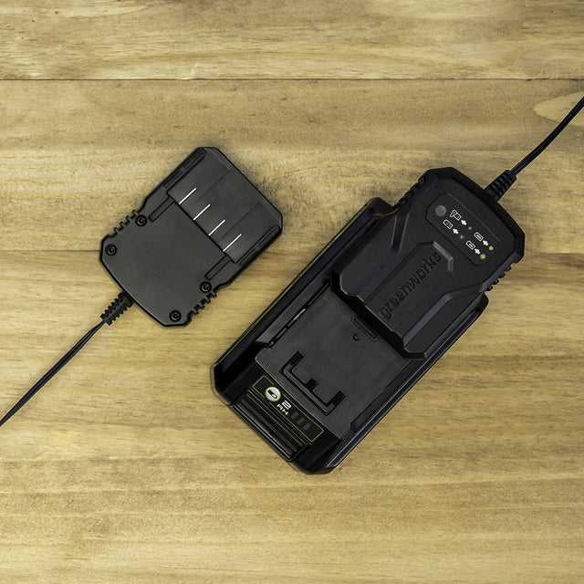 greenworks-powerall-24v-slide-charger-2a-g24uc2-caricabatterie-a-slitta image 8