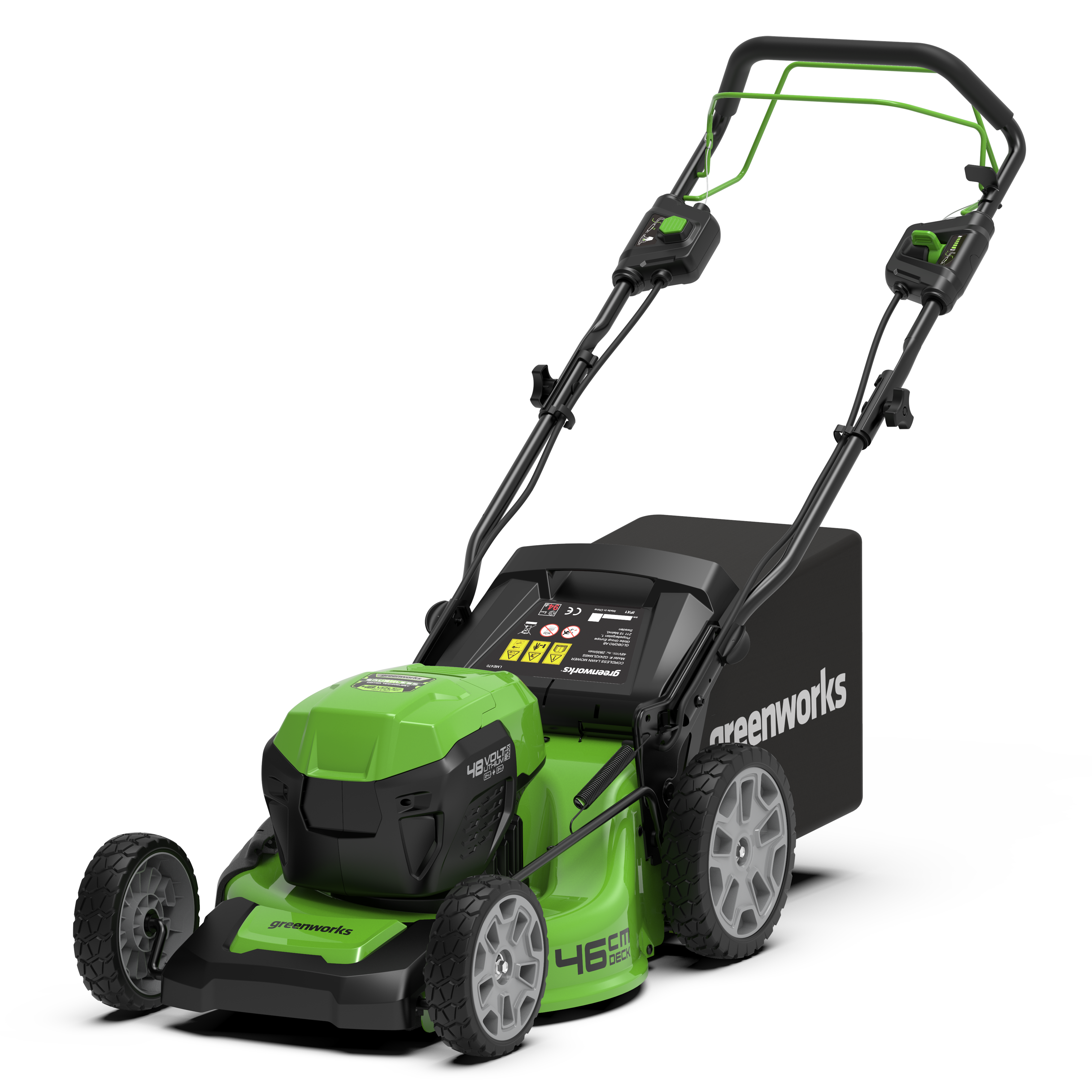 greenworks-powerall-48v-24v-x-2-rasaerba-semovente-46-cm-solo-corpo-macchina image 2