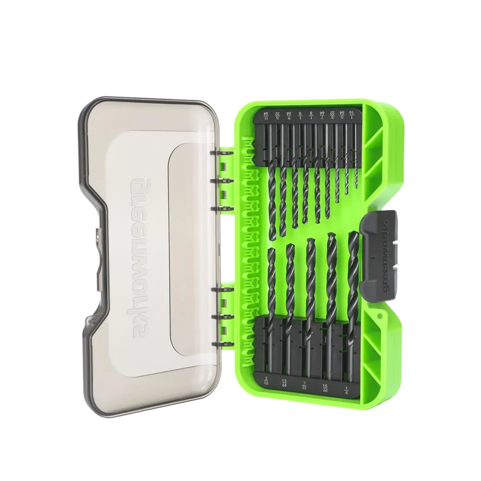 greenworks-set-punte-trapano-21-pz-in-hss-ossido-nero-1-5-10-mm image 1