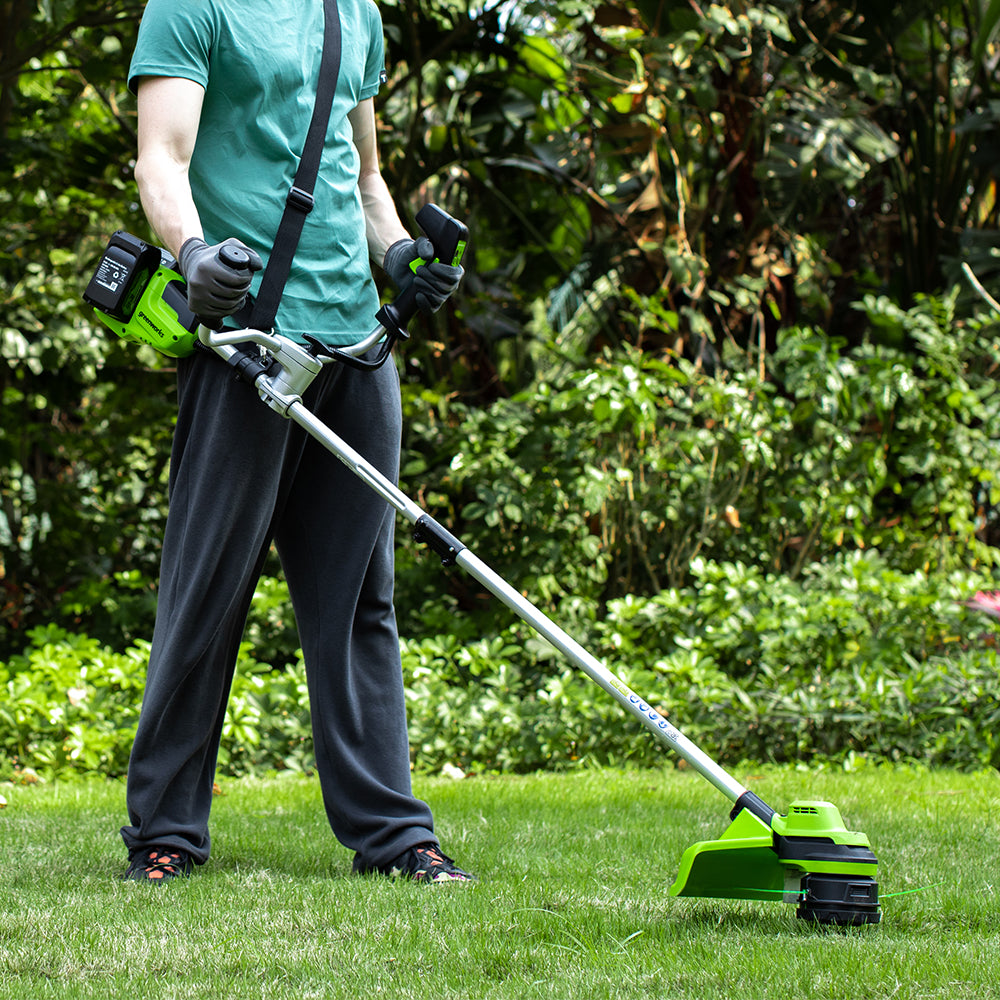 greenworks-powerall-48v-decespugliatore-bike-38cm-con-2-batterie-4ah image 4