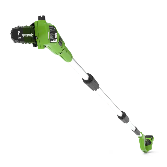 greenworks-powerall-24v-g24ps20-sega-a-pertica-20cm-fino-a-2-6m-solo-corpo-macch image 1