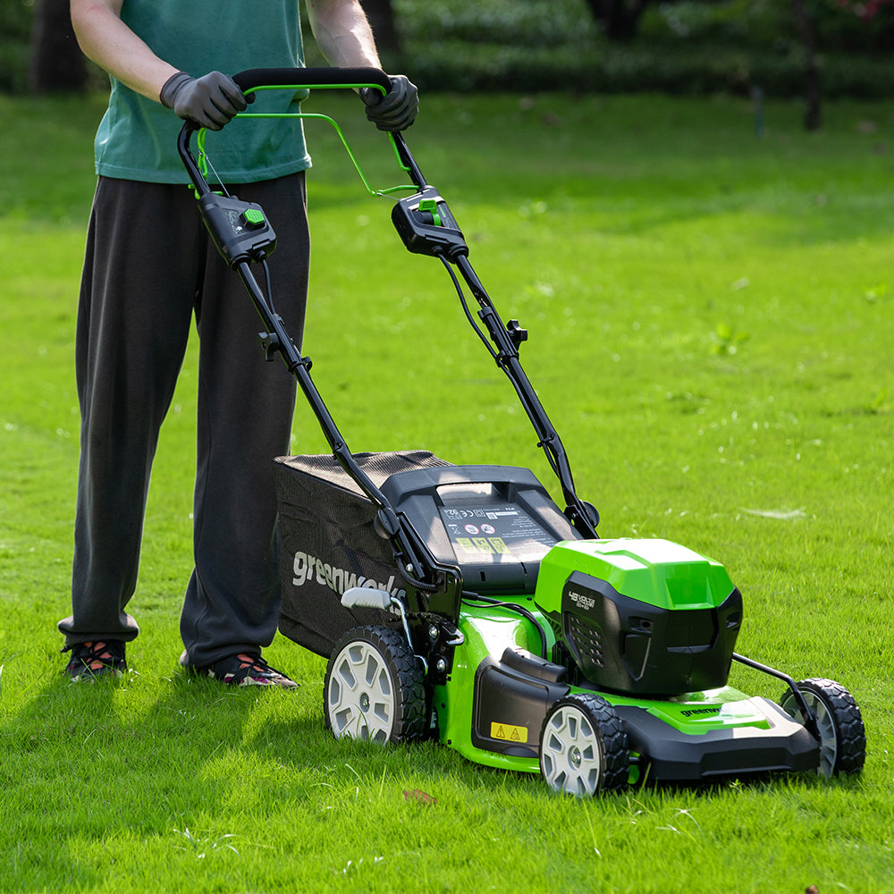 greenworks-powerall-48v-24v-x-2-rasaerba-semovente-46-cm-solo-corpo-macchina image 6