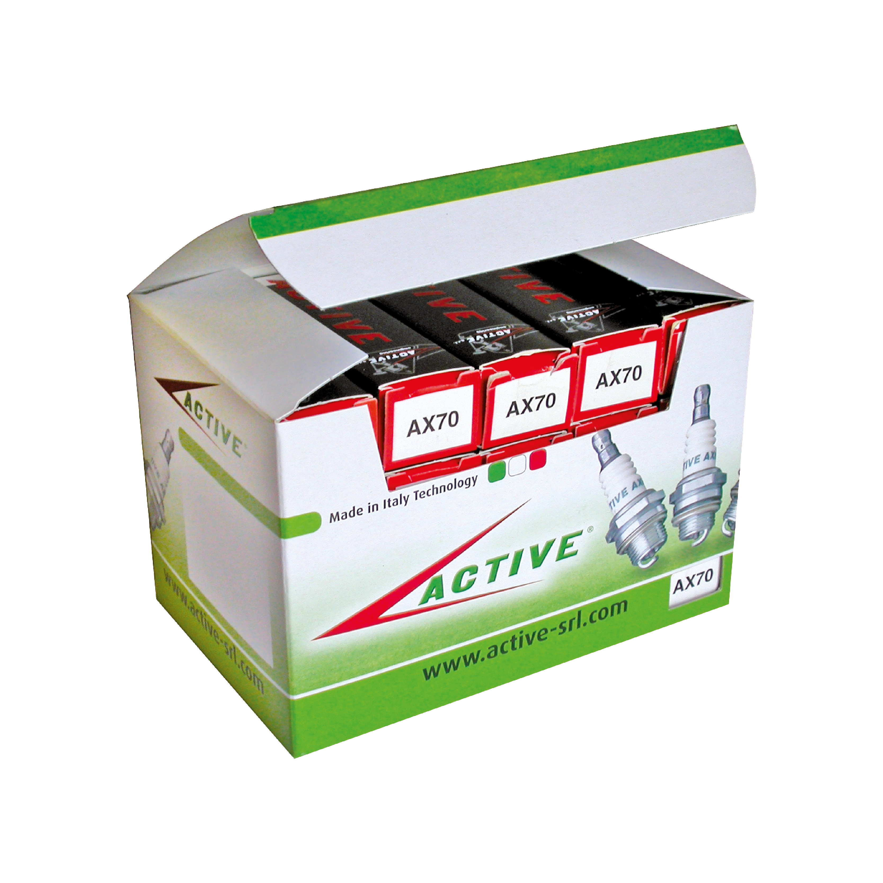 active-candele-di-accensione-ricambio-originale-motori-2t-e-4t image 1