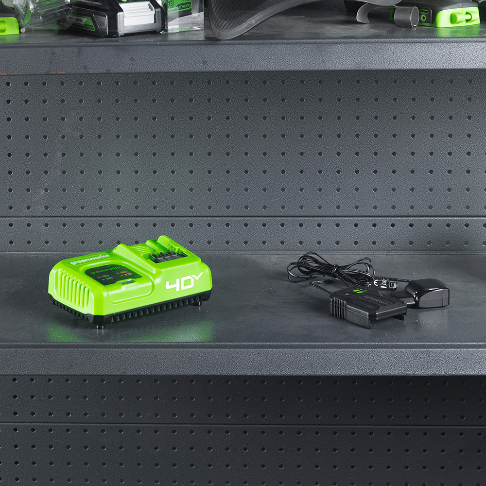 greenworks-40v-5a-fast-charger-g40uc5-caricabatterie-rapido-compatibile-con-tutt image 7