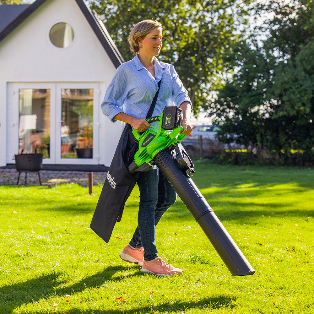 greenworks-40v-soffiatore-aspirafoglie-280-km-h-gd40bvk2x-con-2-batterie-2ah-e-c image 7