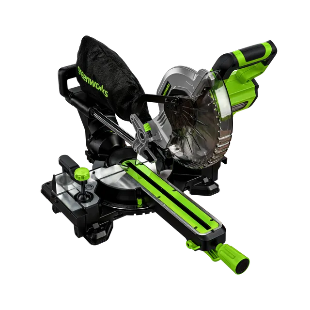 greenworks-powerall-24v-troncatrice-radiale-216mm-solo-corpo-macchina image 1