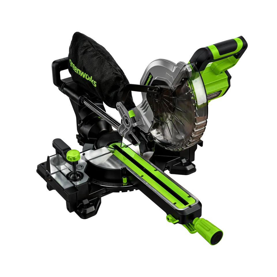greenworks-powerall-24v-troncatrice-radiale-216mm-solo-corpo-macchina image 1