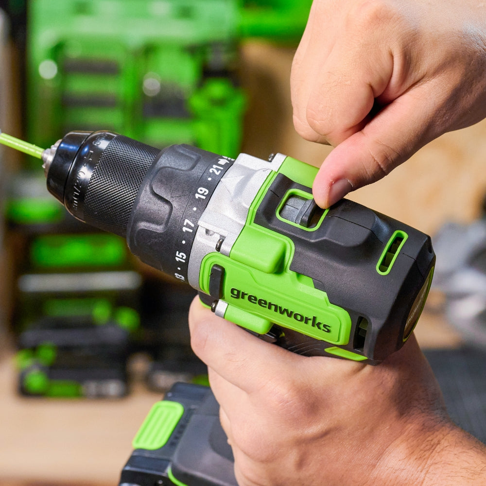 greenworks-powerall-24v-pro-trapano-a-percussione-90nm-con-batteria-4ah image 2