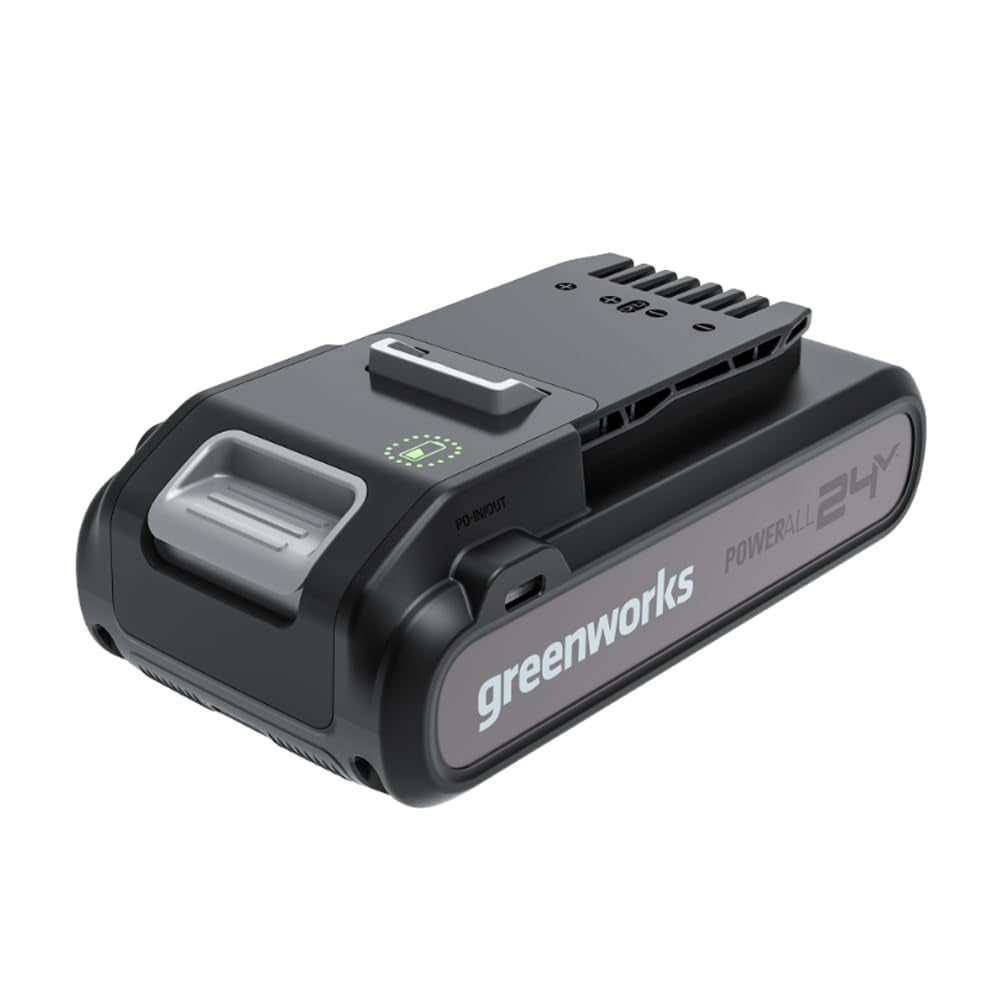 greenworks-powerall-24v-batteria-4ah-g24b4-con-usb-c image 2