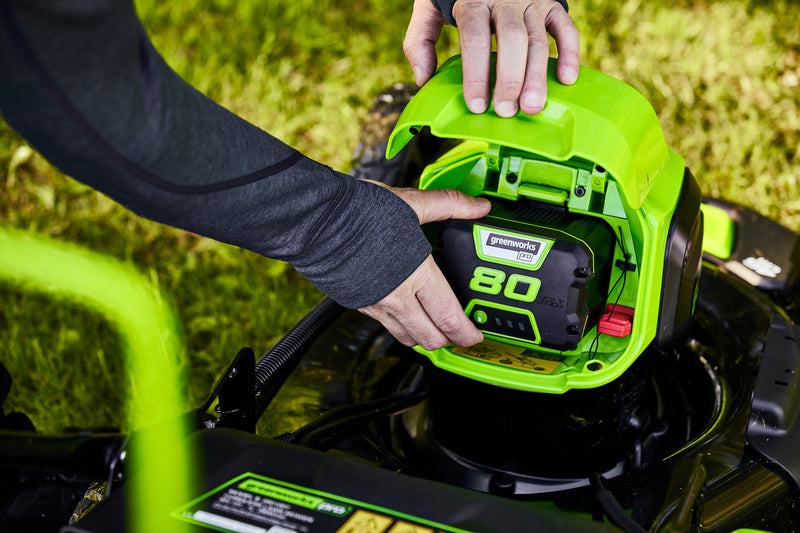 greenworks-80v-4ah-batteria-agli-ioni-di-litio image 5