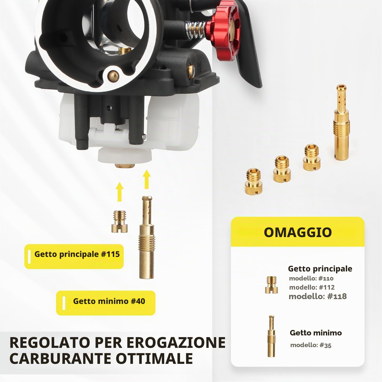 nibbi-pe26mm-carburatore-a-flangia-per-moto-150cc-200cc-yamaha-kawasaki-suzuki-a image 4
