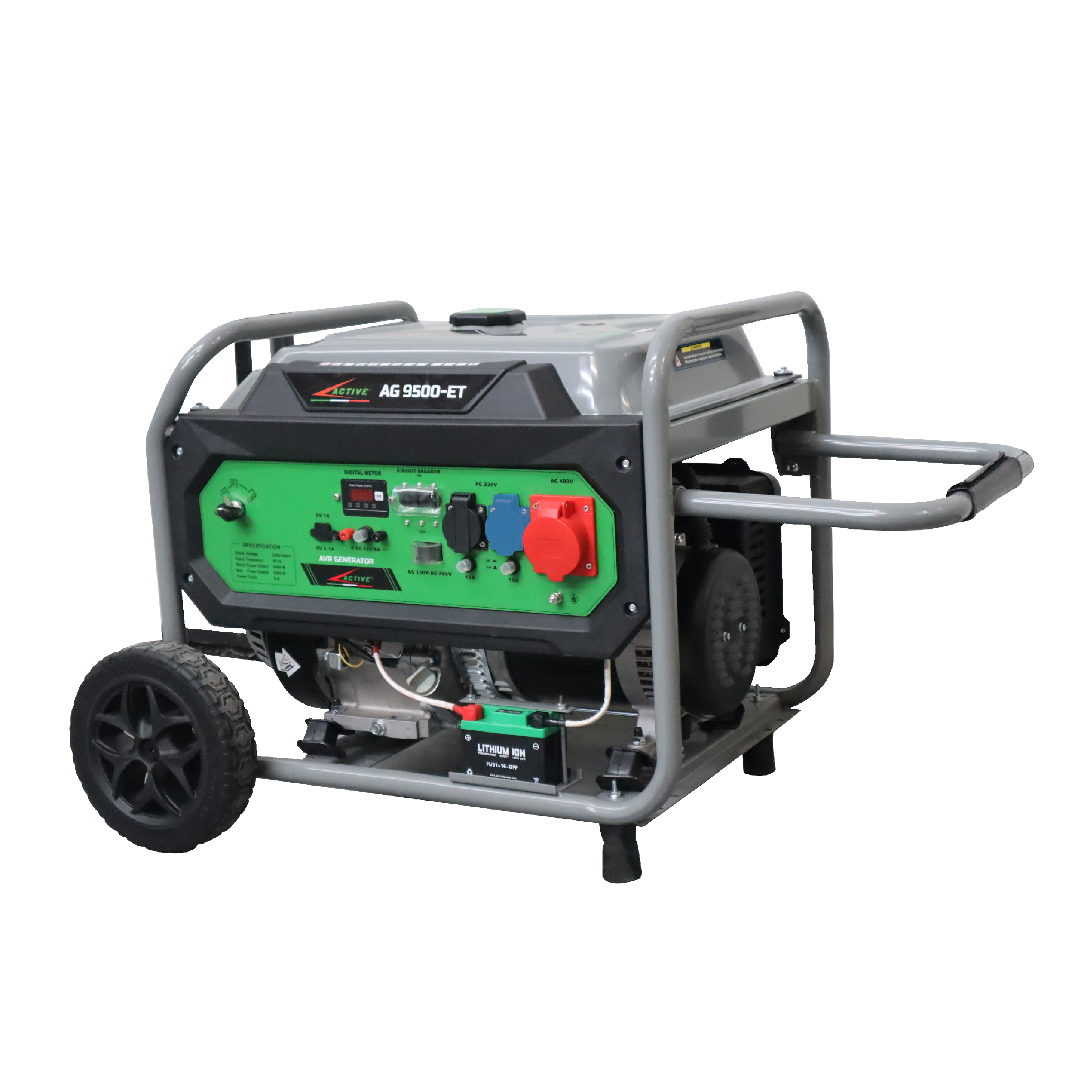active-ag-9500-et-generatore-di-corrente-8-0-kw-monofase-trifase-con-avr image 1