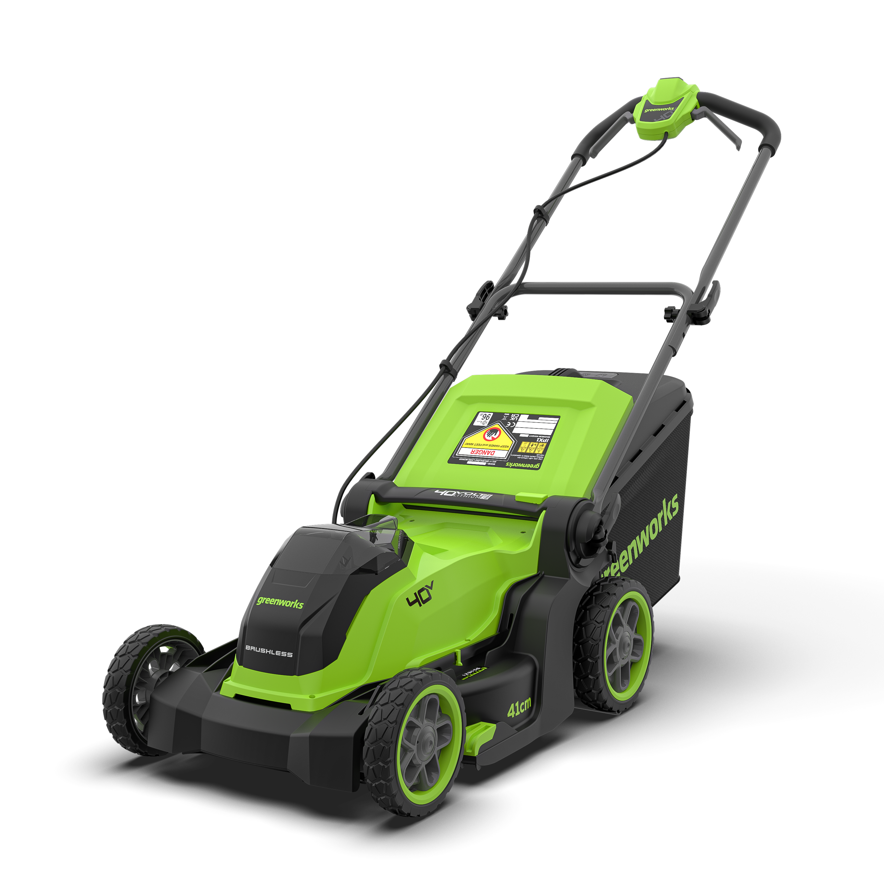 greenworks-powerall-40v-lm4104-tagliaerba-41-cm-gen-ii-solo-corpo image 1