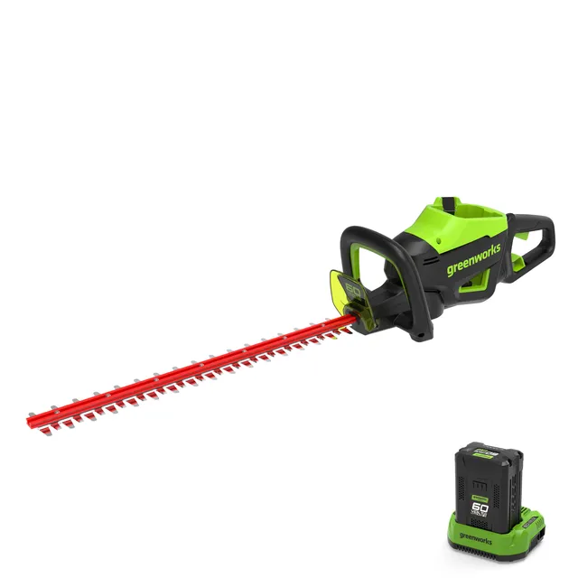 greenworks-60v-tagliasiepi-66cm-con-batteria-2ah image 1