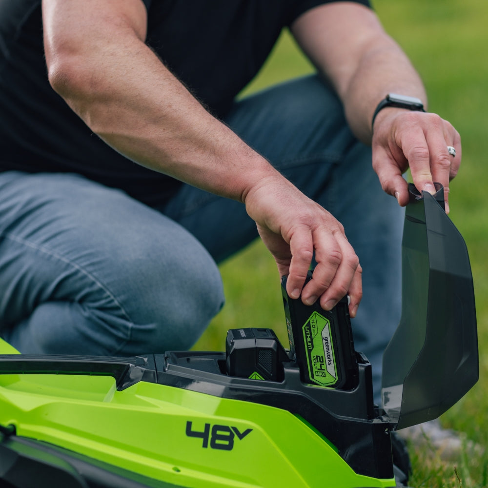 greenworks-powerall-48v-set-rasaerba-36cm-trimmer-25cm-gen-ii-mtck24b421-01 image 6