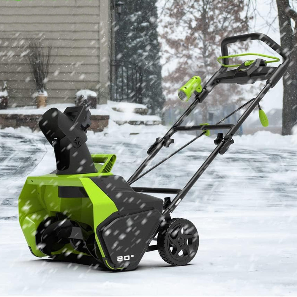 greenworks-40v-spazzaneve-a-batteria-gd40st-51cm-con-batteria-2ah-e-caricabatter image 3