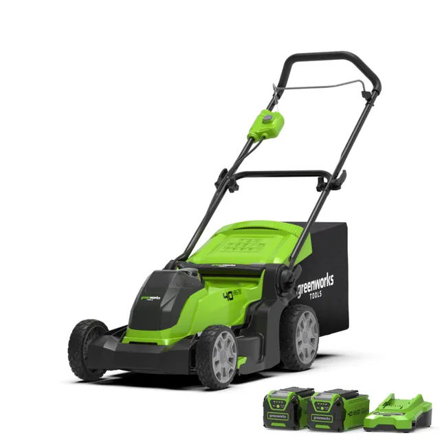 greenworks-g40lm41k2x-tagliaerba-a-batteria-40v-41cm-con-2-batterie-2ah image 1