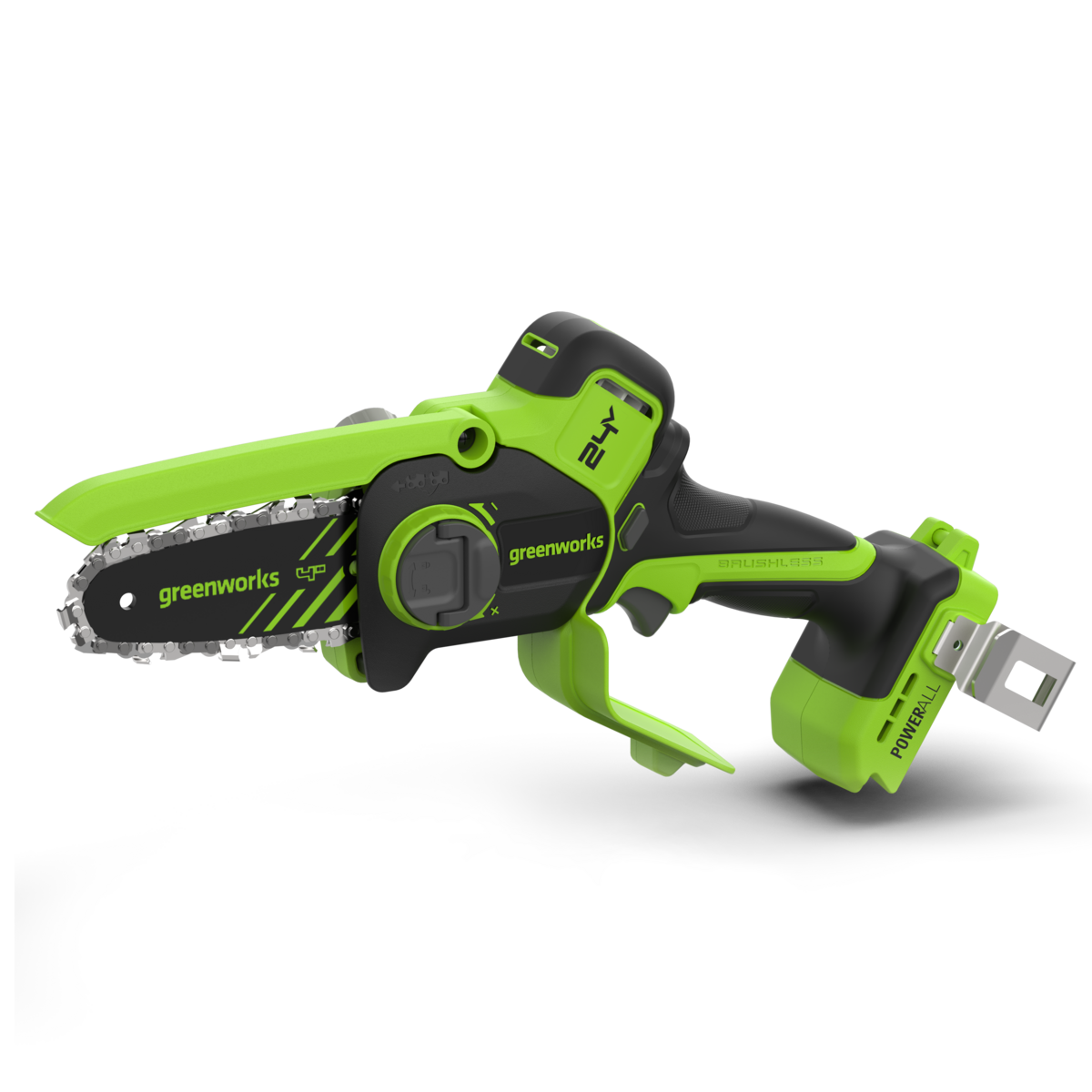 greenworks-powerall-mini-motosega-24v-10cm-gen-ii-cs1032g-solo-corpo-macchina image 1