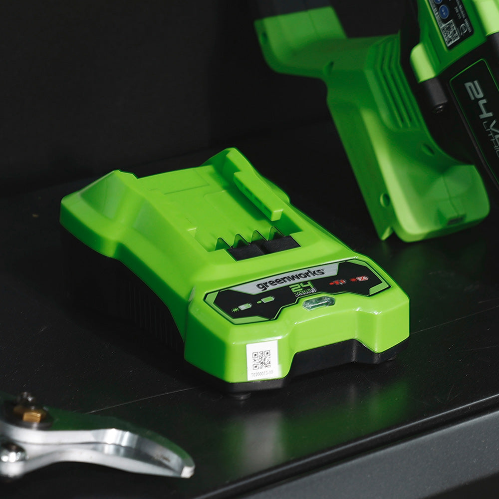greenworks-powerall-caricabatterie-rapido-24v-2a-g24c-da-parete image 6