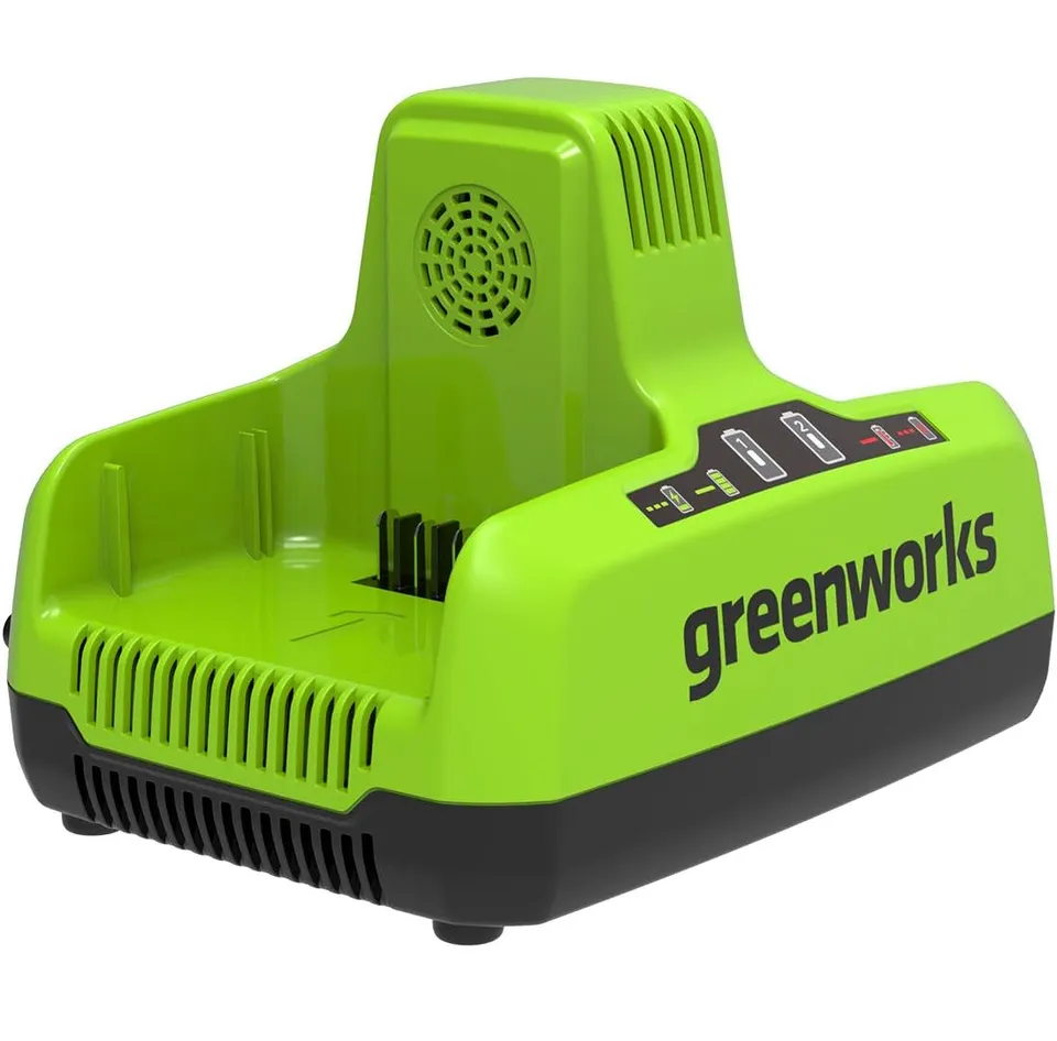 greenworks-80v-caricatore-doppio-8a-per-2-batterie image 1