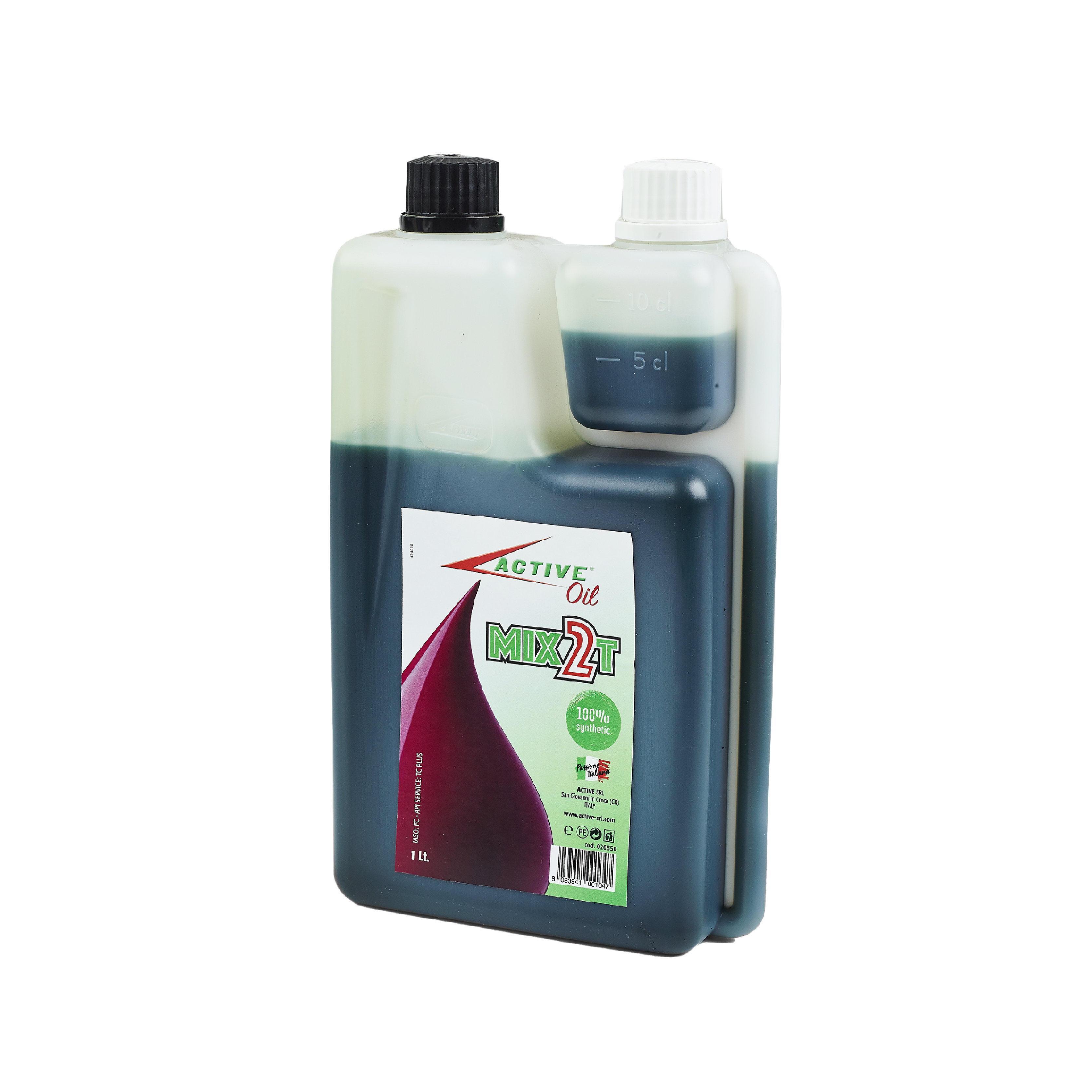 active-olio-motore-2t-100-sintetico-per-benzina-senza-piombo image 1