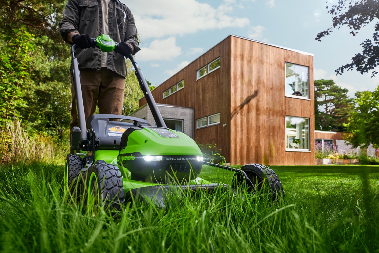 greenworks-powerall-48v-rasaerba-semovente-46cm-gen-ii-mo48l424-01-con-2x-4ah image 3