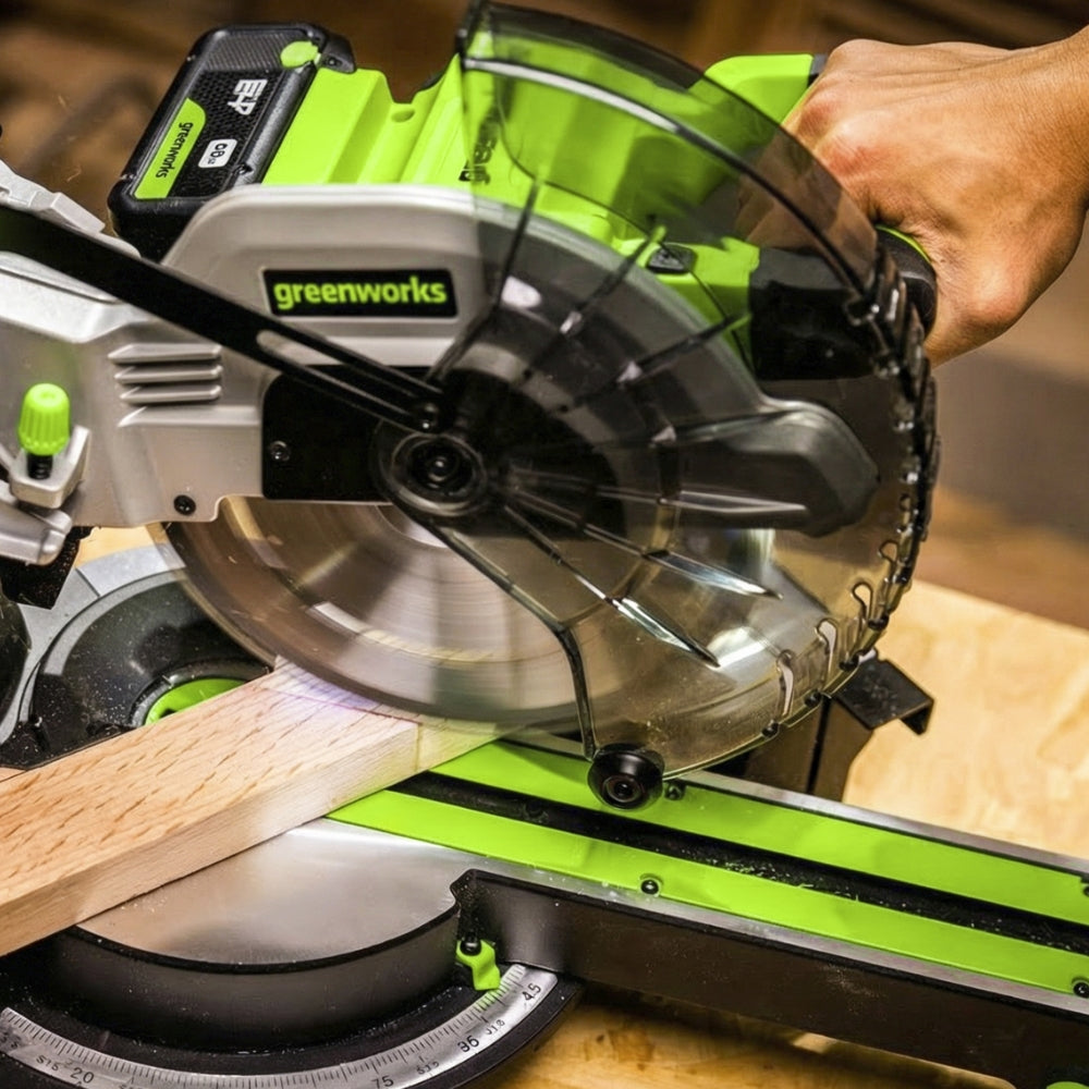 greenworks-powerall-24v-troncatrice-radiale-216mm-solo-corpo-macchina image 6