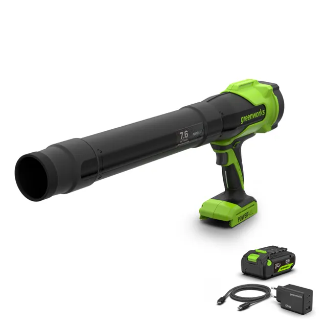 greenworks-powerall-24v-soffiatore-a-pistola-209-km-h-con-batteria-4ah image 1