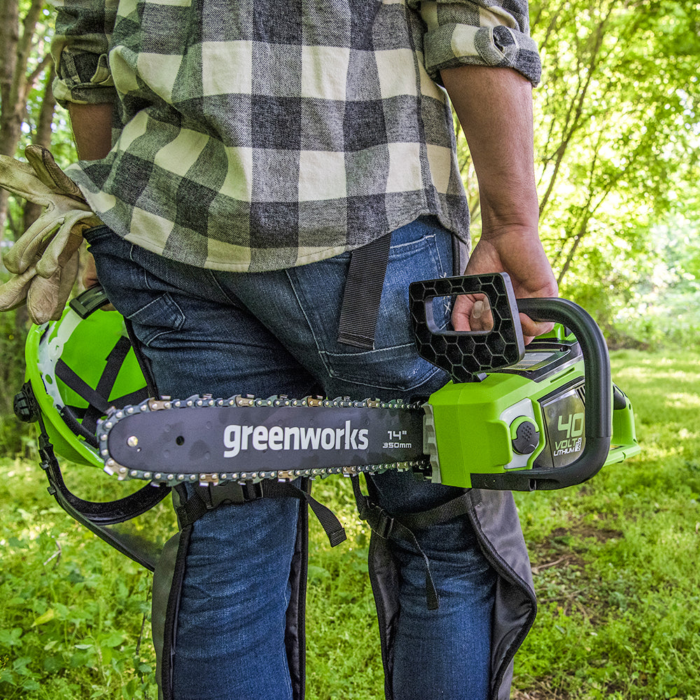greenworks-40v-motosega-35cm-gd40cs15k2x-con-2x-batterie-2ah image 8