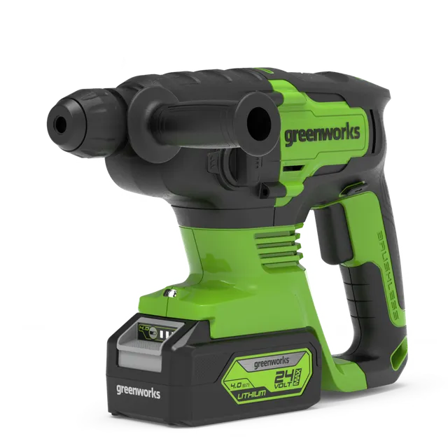 greenworks-powerall-24v-martello-perforatore-sds-2j-con-batteria-4ah image 1