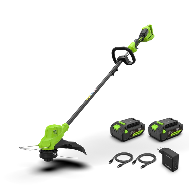 greenworks-powerall-48v-24v-x-2-decespugliatore-38cm-con-2-batterie-4ah image 1