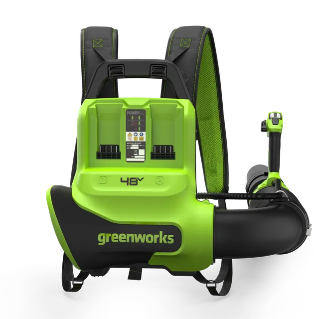 greenworks-powerall-48v-24v-x-2-soffiatore-foglie-a-zaino-297-km-h-solo-utensile image 1