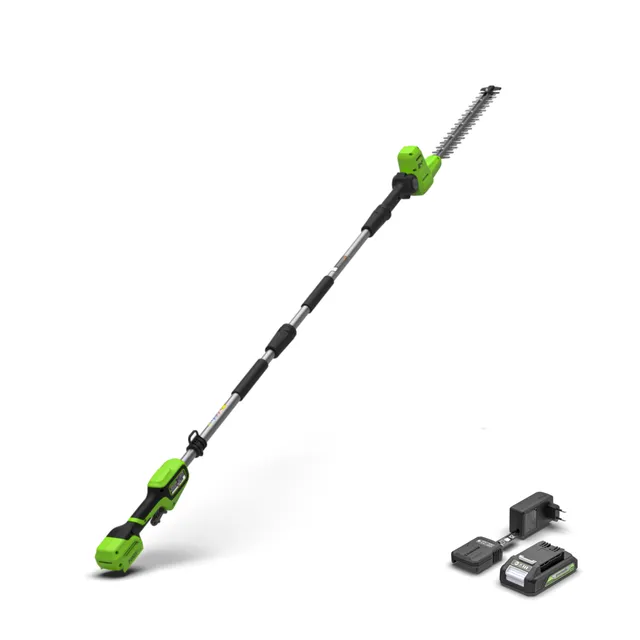 greenworks-ph24b211-01-tagliasiepi-telescopico-24v-51cm-gen-ii-con-batteria-2ah image 1
