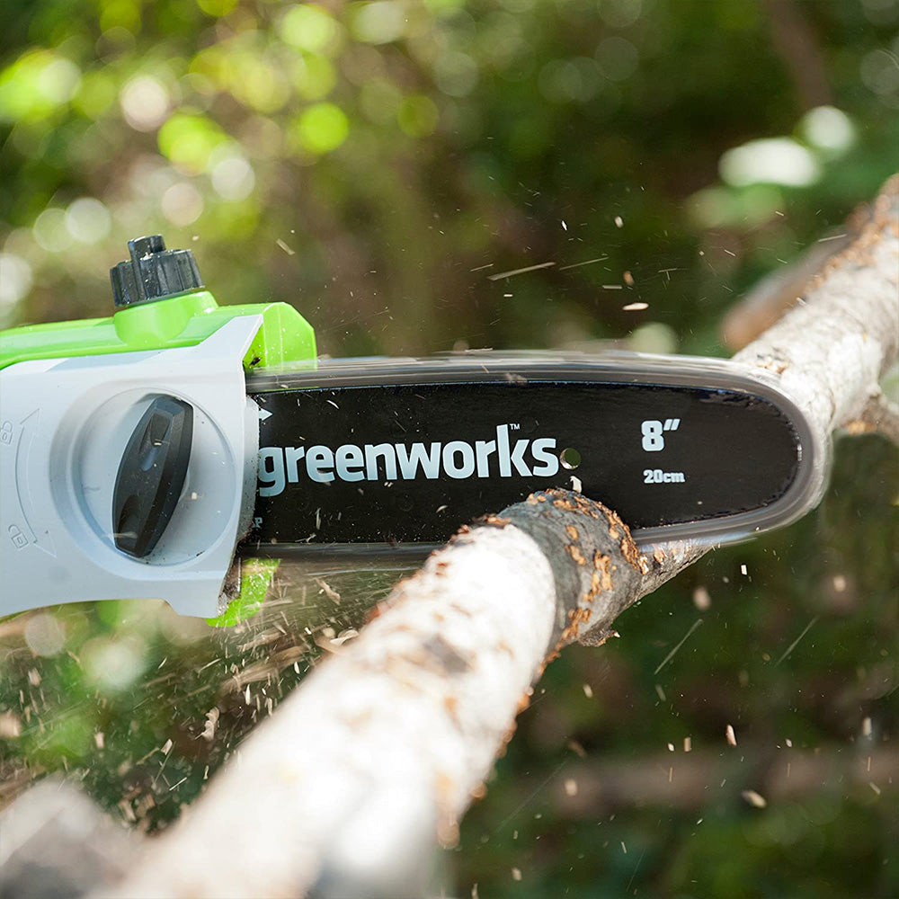 greenworks-g24ps20k2-potatore-a-palo-24v-barra-20cm-con-batteria-2ah image 3