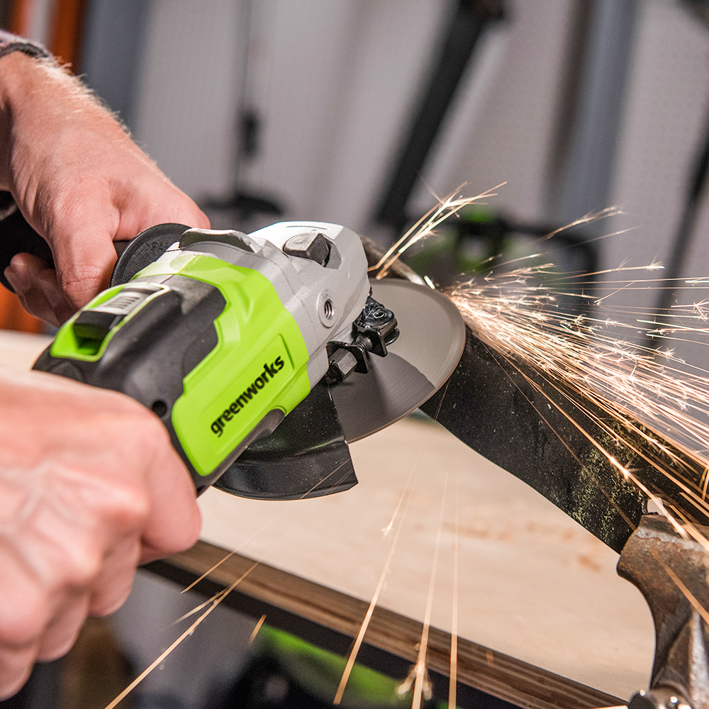 greenworks-powerall-smerigliatrice-angolare-24v-gd24agk4-con-batteria-4ah image 8