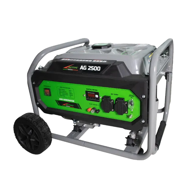 active-ag-2500-generatore-monofase-2-2-kw-motore-212cc-con-serbatoio-15-litri-e- image 1