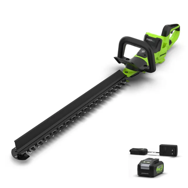 greenworks-powerall-24v-ht6602r-tagliasiepi-66-cm-con-batteria-4ah image 1