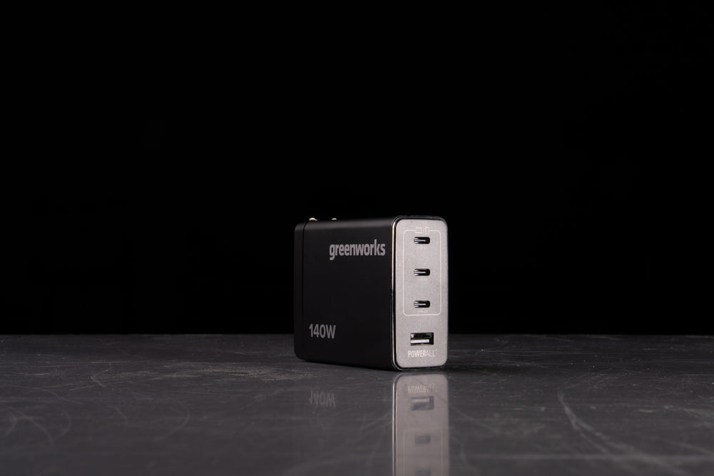greenworks-powerall-caricabatterie-usb-c-140w-ap140ea-3x-usb-c-usb-a image 2