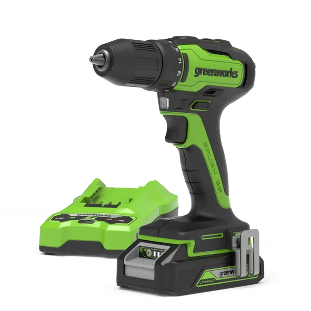 greenworks-powerall-24v-trapano-avvitatore-35nm-con-batteria-2ah image 1