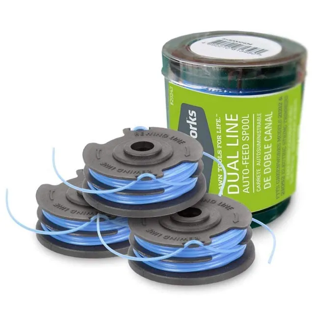 greenworks-bobina-filo-1-65-mm-per-tagliabordi-confezione-3-pezzi image 1