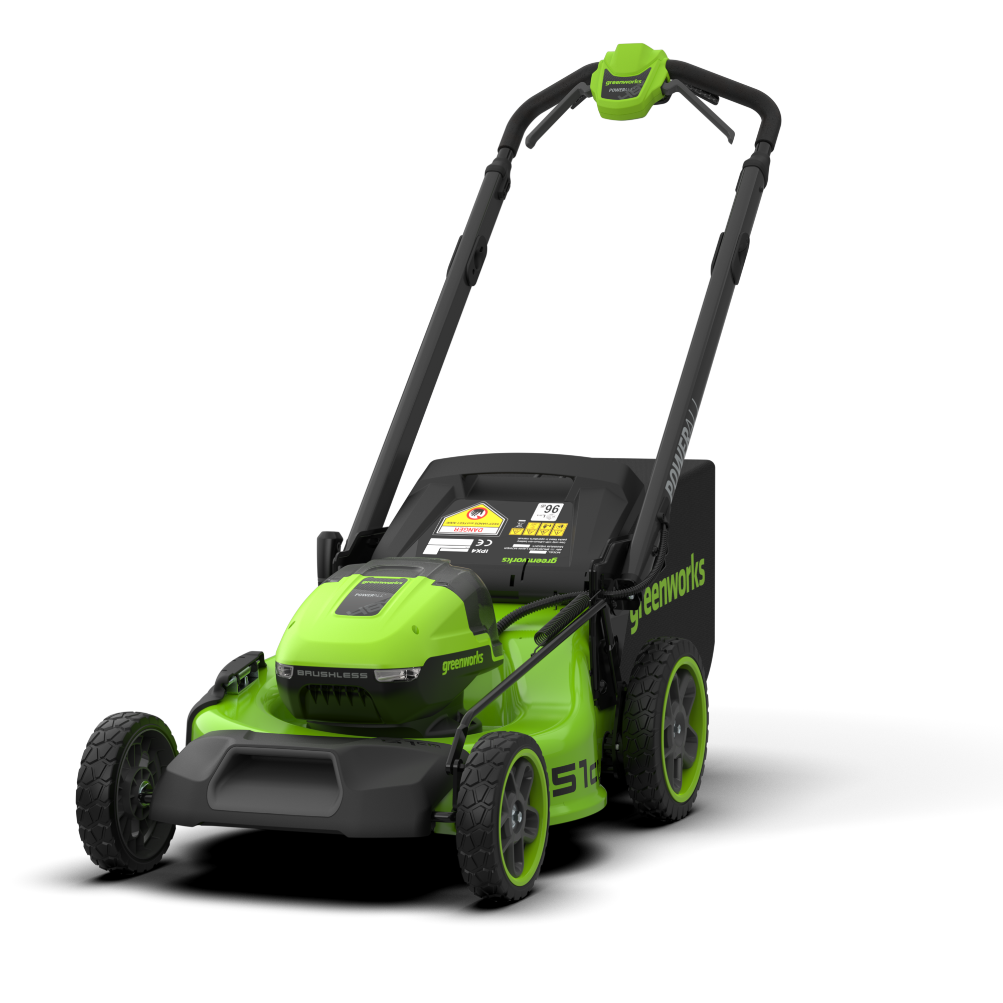 greenworks-powerall-48v-lm5102s-tosaerba-semovente-51-cm-solo-utensile image 1